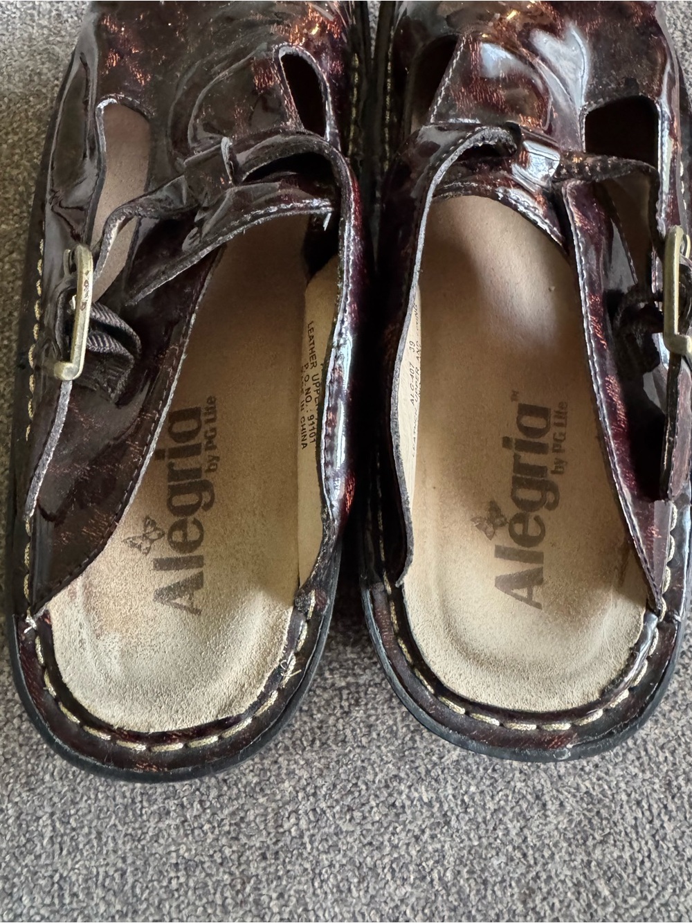 Alegria Animal Print Clog Mules - Picture 3 of 5